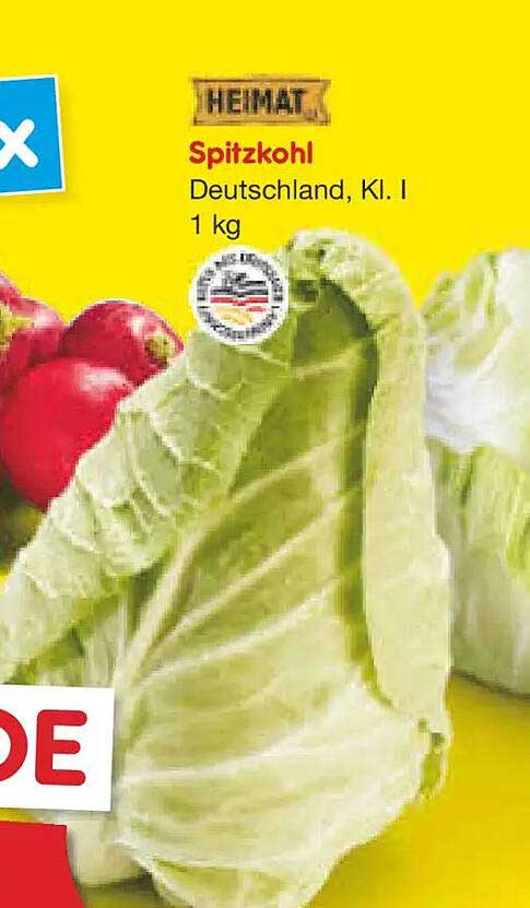 Spitzkohl Deutschland, Kl. I, 1 kg