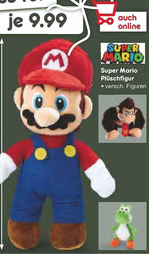 Super Mario Plüschfigur – verschiedene Figuren