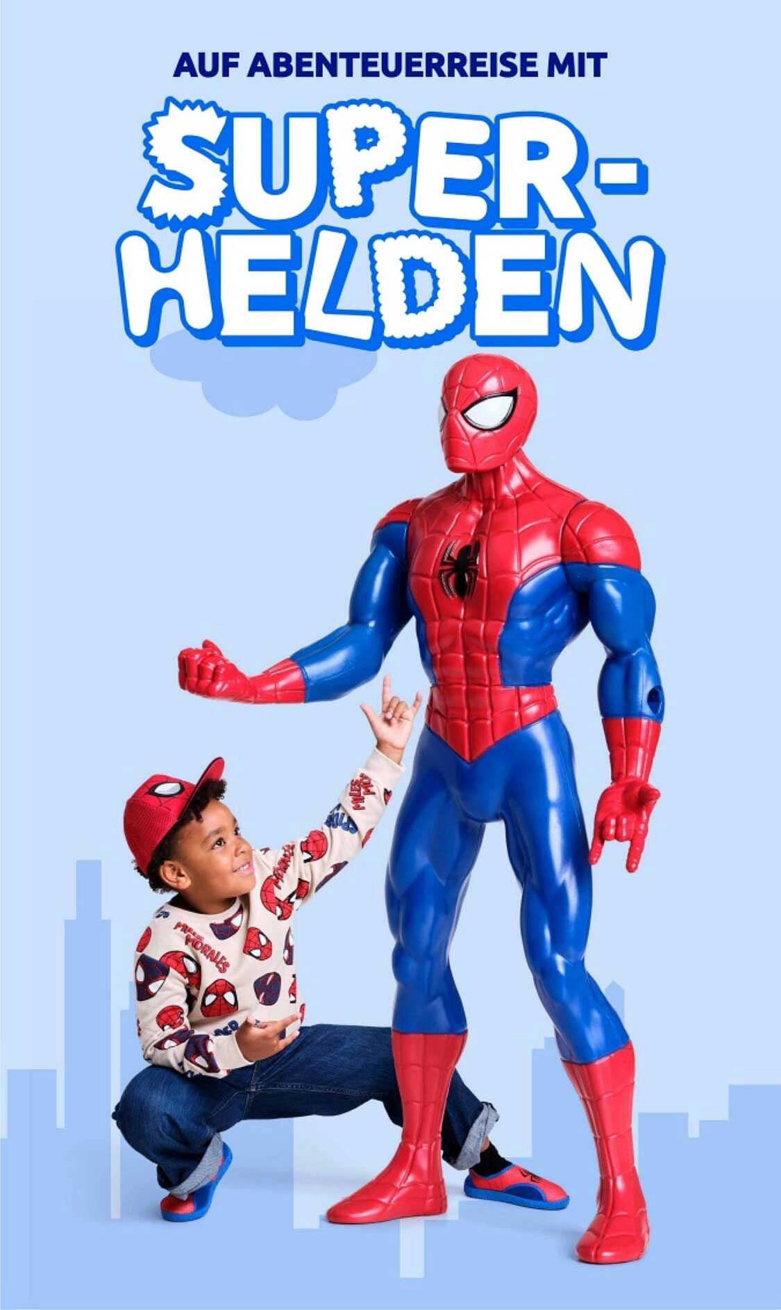 Superhelden Abenteuer mit der Spiderman Figur