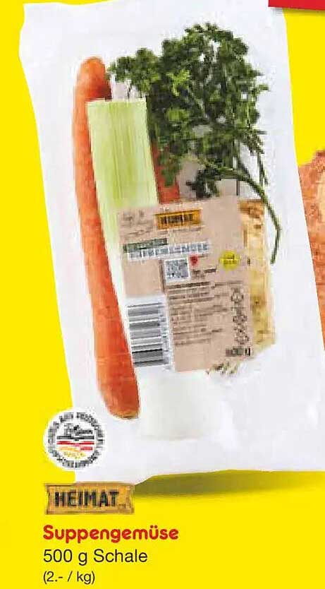 Suppengemüse 500 g Schale