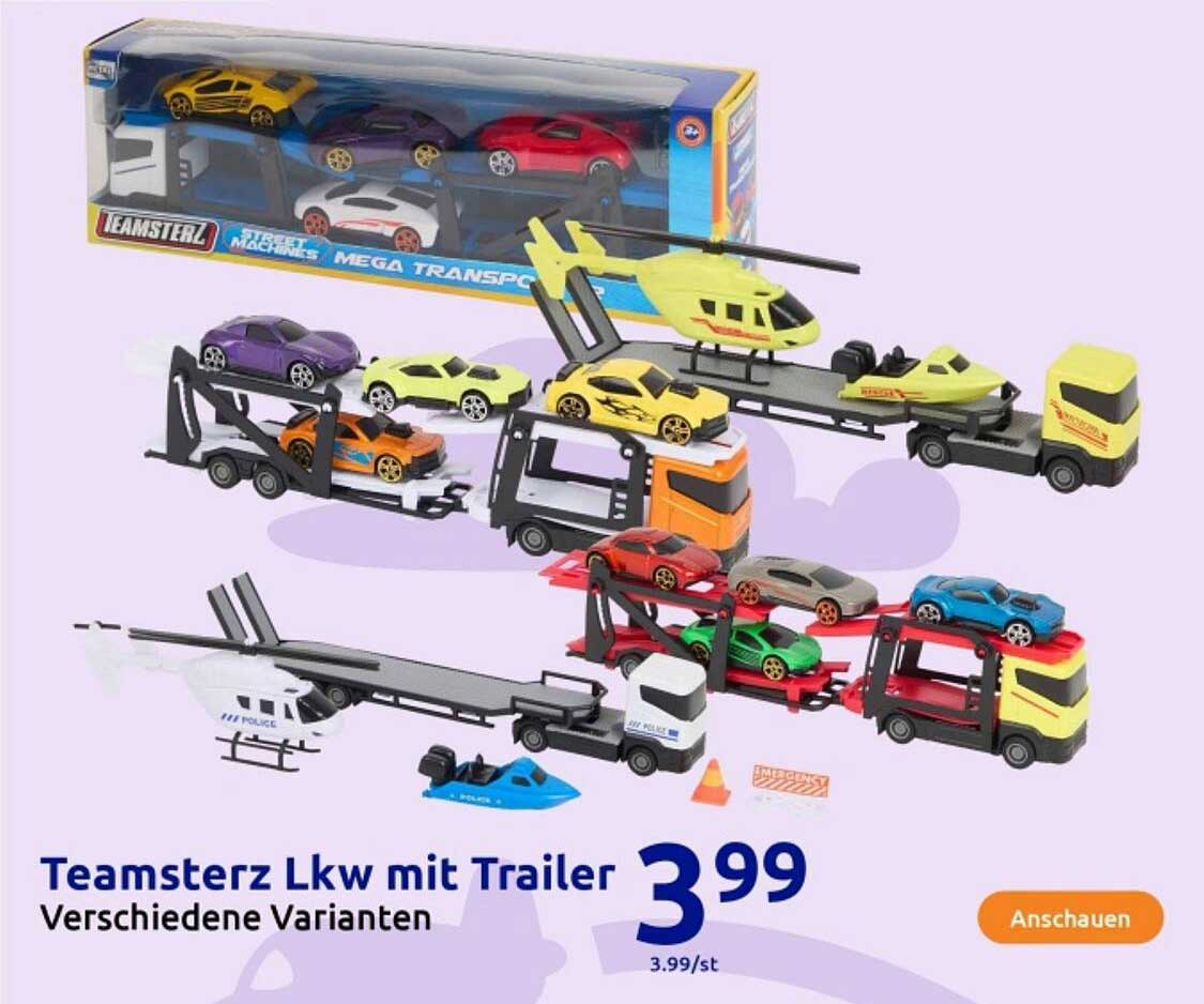 Teamsterz Lkw mit Trailer - Verschiedene Varianten