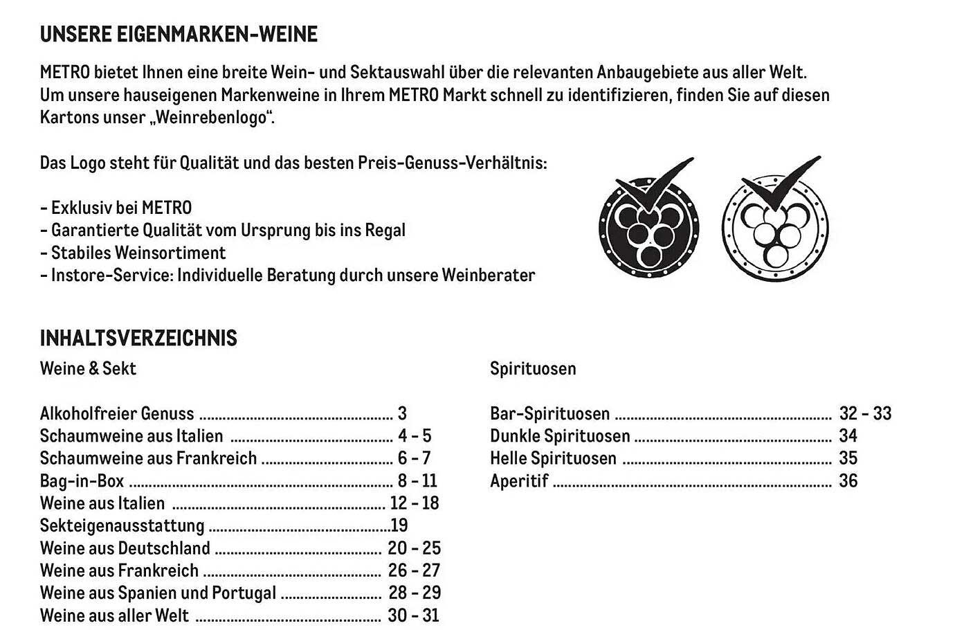 Unsere Eigenmarken-Weine – Qualitätsweine für jeden Anlass