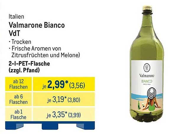 Valmarone Bianco VdT - 2-I-PET-Flasche
