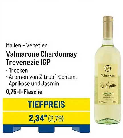 Valmarone Chardonnay Trevenezie IGP