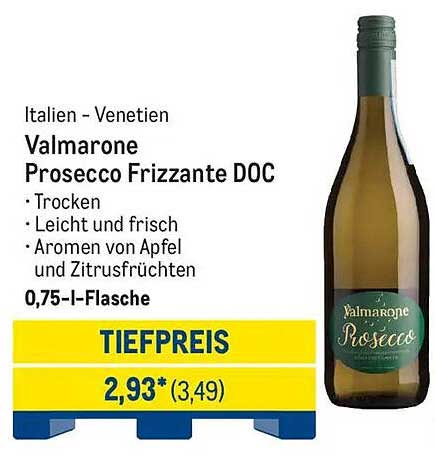 Valmarone Prosecco Frizzante DOC 0,75 l