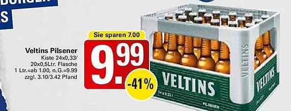 Veltins Pilsener Kiste 24x0,33l