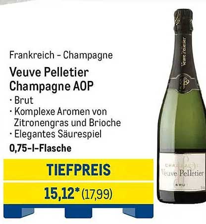 Veuve Pelletier Champagne AOP - 0,75 l-Flasche