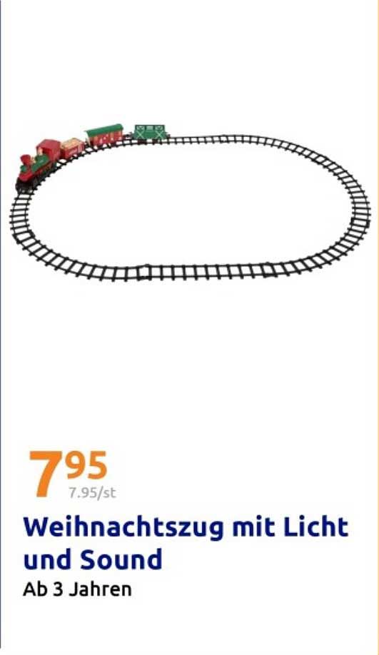 Weihnachtszug mit Licht und Sound