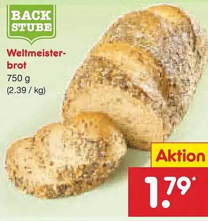 Weltmeister-Brot 750 g - Aktion