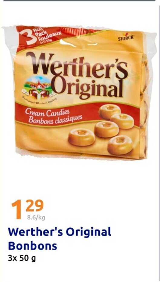 Werther's Original Bonbons 3x50 g