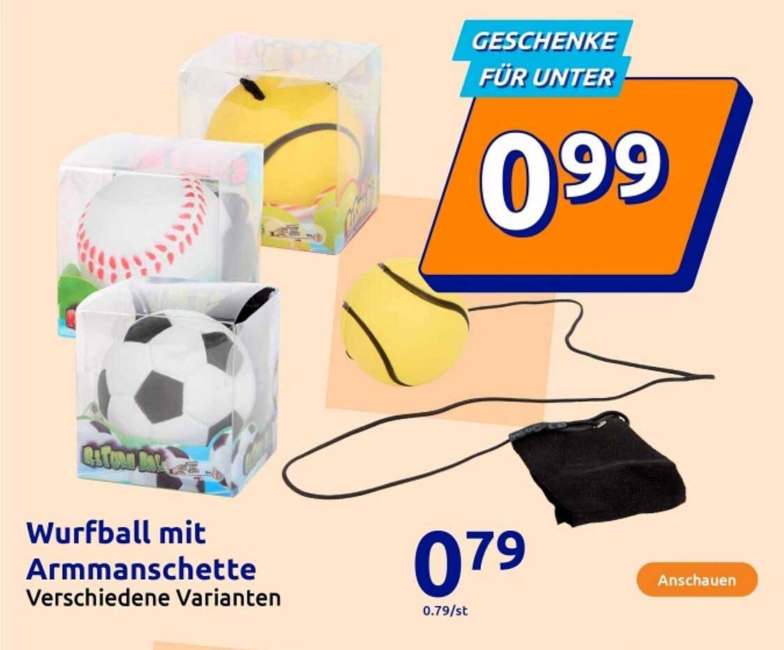 Wurfball mit Armmanschette - Verschiedene Varianten