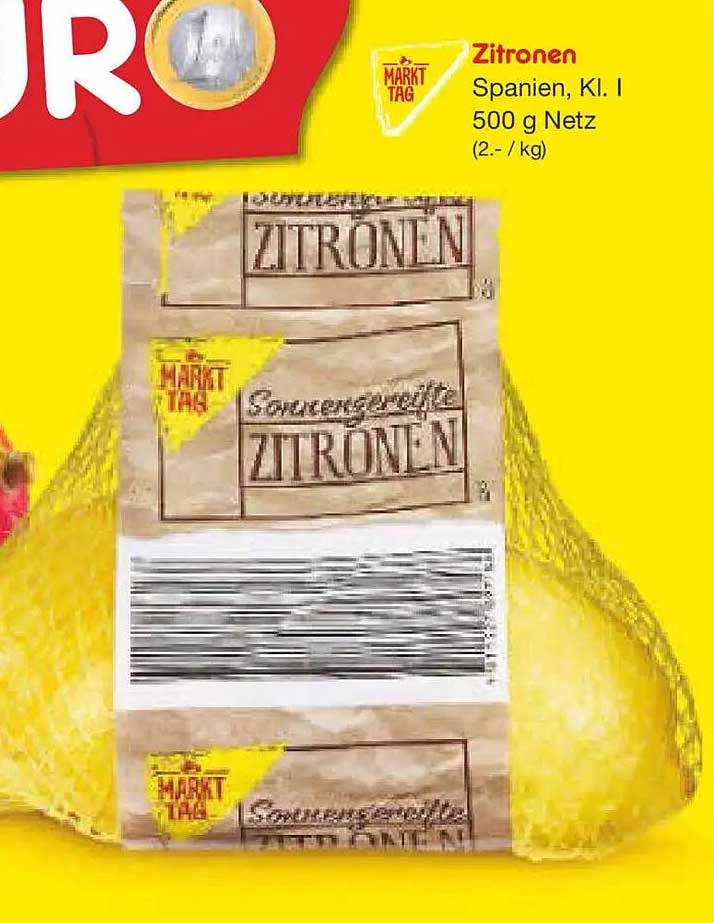 Zitronen, Kl. I, 500 g Netz