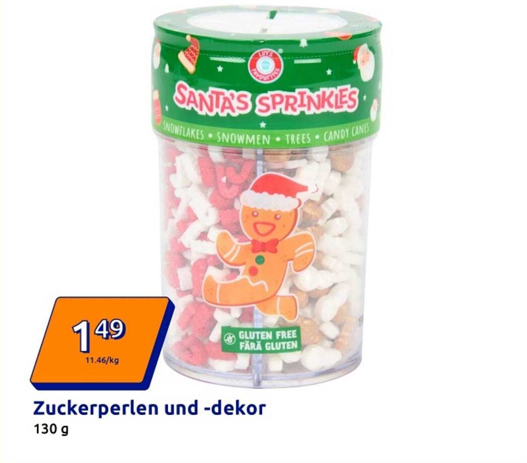 Zuckerperlen und -dekor