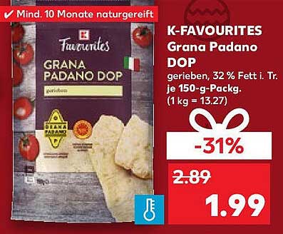 K-FAVOURITES Grana Padano DOP