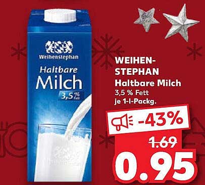 WEIHEN-STEHPAN Halbare Milch