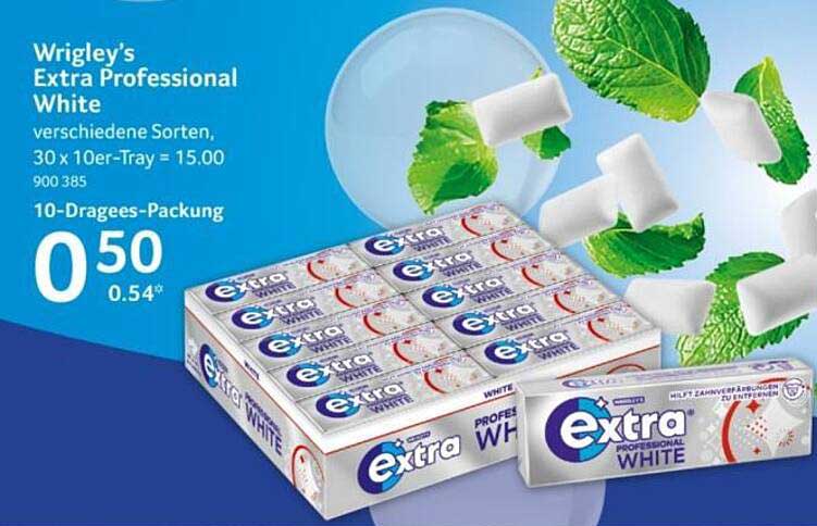 Extra Professional Gums · Verschiedene Sorten 30Er-Tray Angebot bei ...