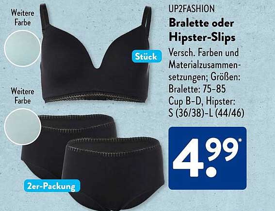 Bralette oder Hipster-Slips