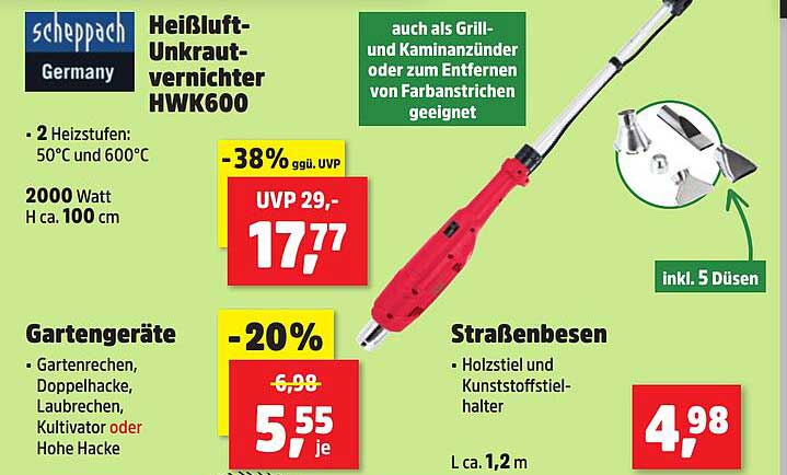 Heißluft-Unkrautvernichter HWK600