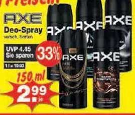 AXE Deo-Spray – 150 ml – Verschiedene Sorten