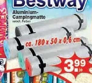 Bestway Aluminium-Campingmatte, verschiedene Farben