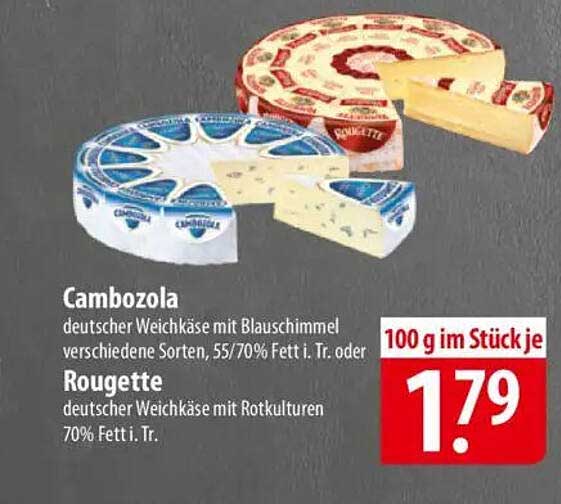 Cambozola und Rougette: Der perfekte Genuss für Käseliebhaber