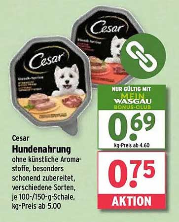 Cesar Hundenahrung - hochwertige Tiernahrung für anspruchsvolle vierbeinige Freunde