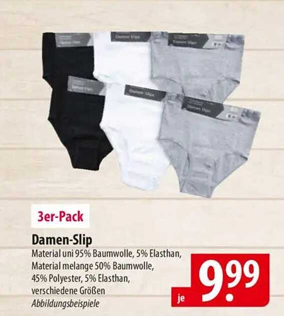 Damen-Slip 3er-Pack