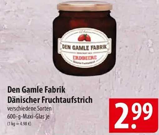 Den Gamle Fabrik Dänischer Fruchtaufstrich - Erbeere