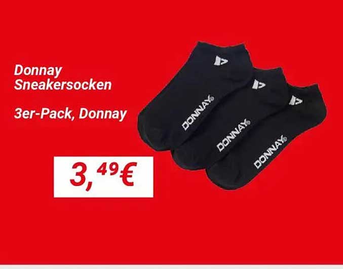 Donnay Sneakersocken 3er-Pack, Donnay