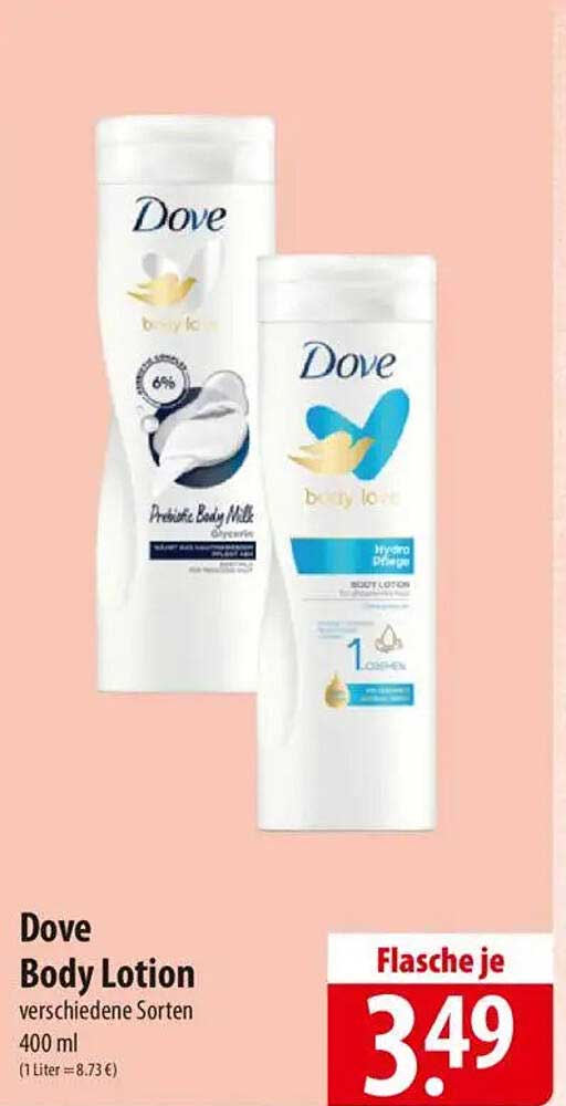 Dove Body Lotion verschiedene Sorten 400 ml