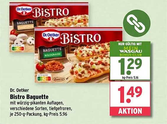 Dr. Oetker Bistro Baguette - Verschiedene Sorten