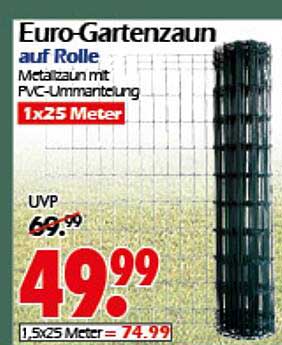 Euro-Gartenzaun auf Rolle