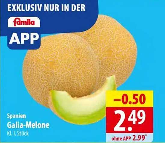 Galia-Melone - Exklusiv bei Famila