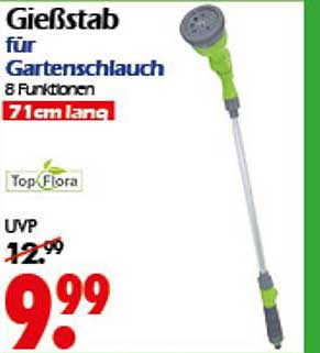 Gießstab für Gartenschlauch – 8 Funktionen, 71 cm lang
