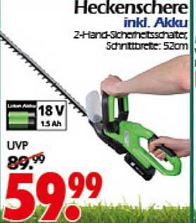 Heckenschere inkl. Akku