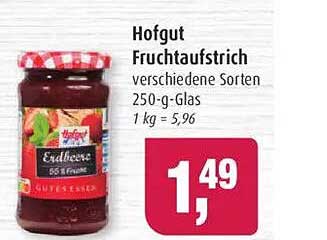 Hofgut Fruchtaufstrich verschiedene Sorten 250-g-Glas