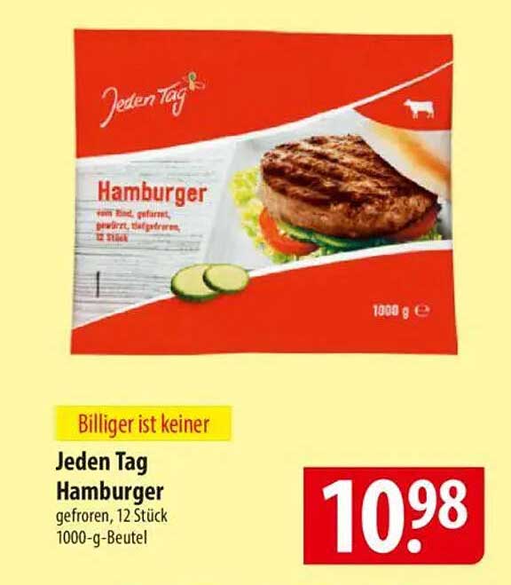 Jeden Tag Hamburger
