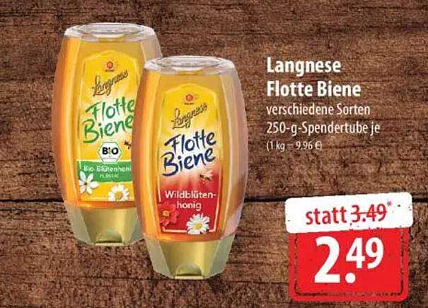 Langnese Flotte Biene 250-g-Spender Tube - verschiedene Sorten