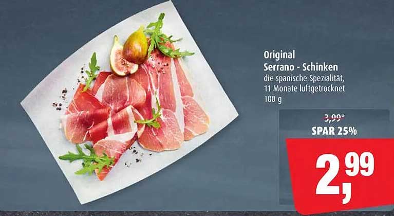 Original Serrano-Schinken 100 g
