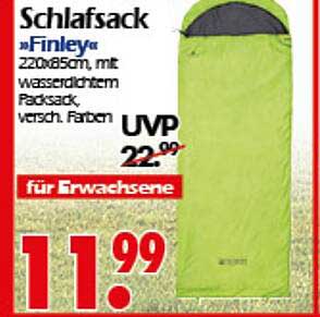 Schlafsack »Finley« 220x85cm, mit wasserdichtem Packsack, verschied. Farben