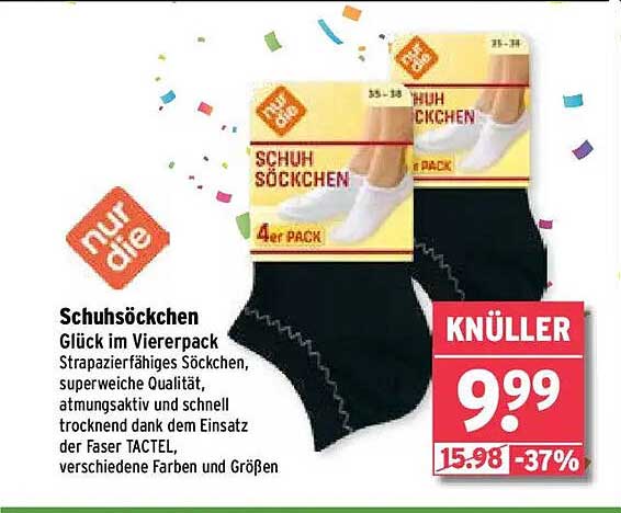 Schuhsöckchen Glück im Viererpack