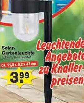 Solar-Gartenleuchte