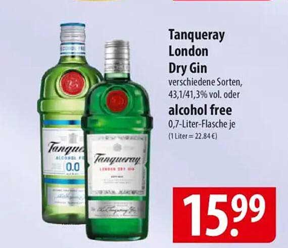 Tanqueray London Dry Gin 0,7 Liter - Verschiedene Sorten