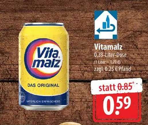 Vitamalz 0,33-Liter-Dose