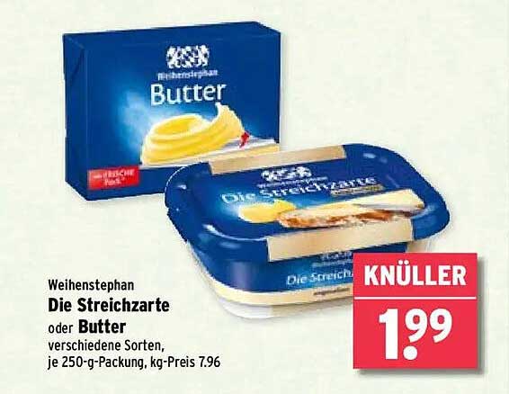 Weihenstephan Die Streichzarte oder Butter