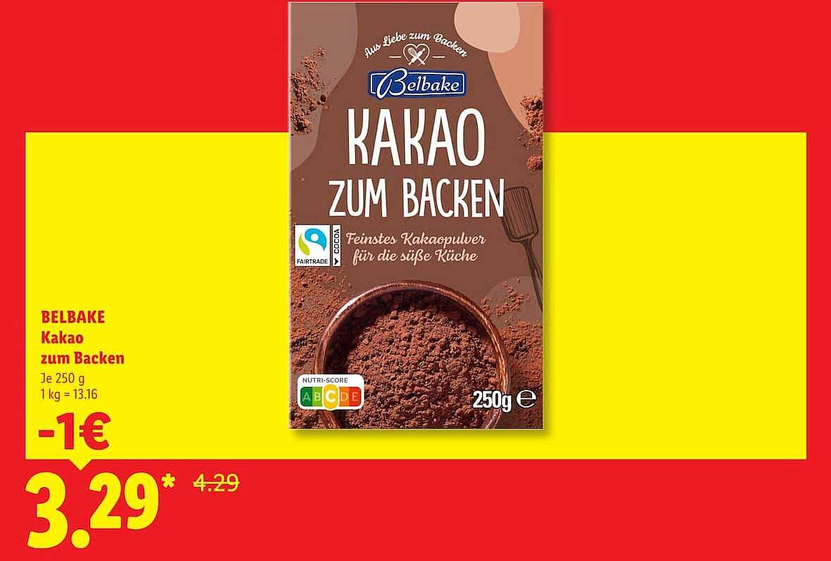 BELBAKE Kakao zum Backen