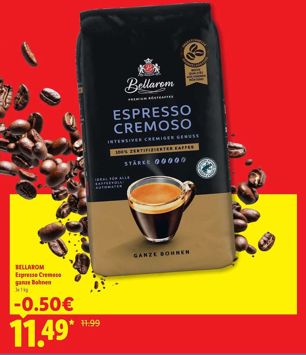 BELLAROM Espresso Cremoso ganze Bohnen