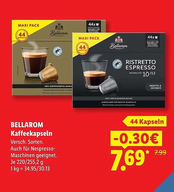 BELLAROM Kaffeekapseln