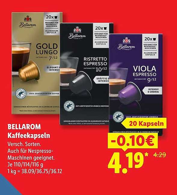 BELLAROM Kaffeekapseln