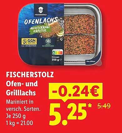 FISCHERSTOLZ Ofen- und Grilllachs